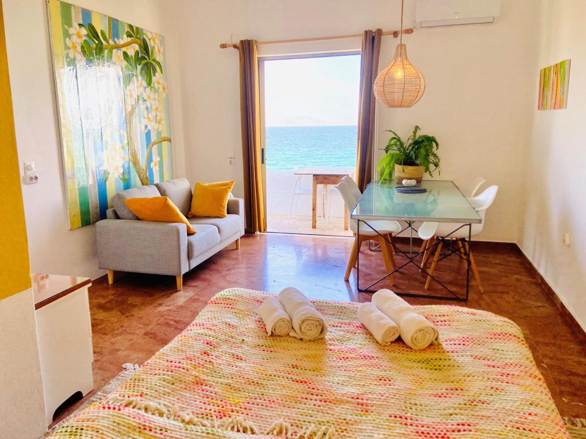 The Beachhouse Apartments Vagia  Bagian luar foto