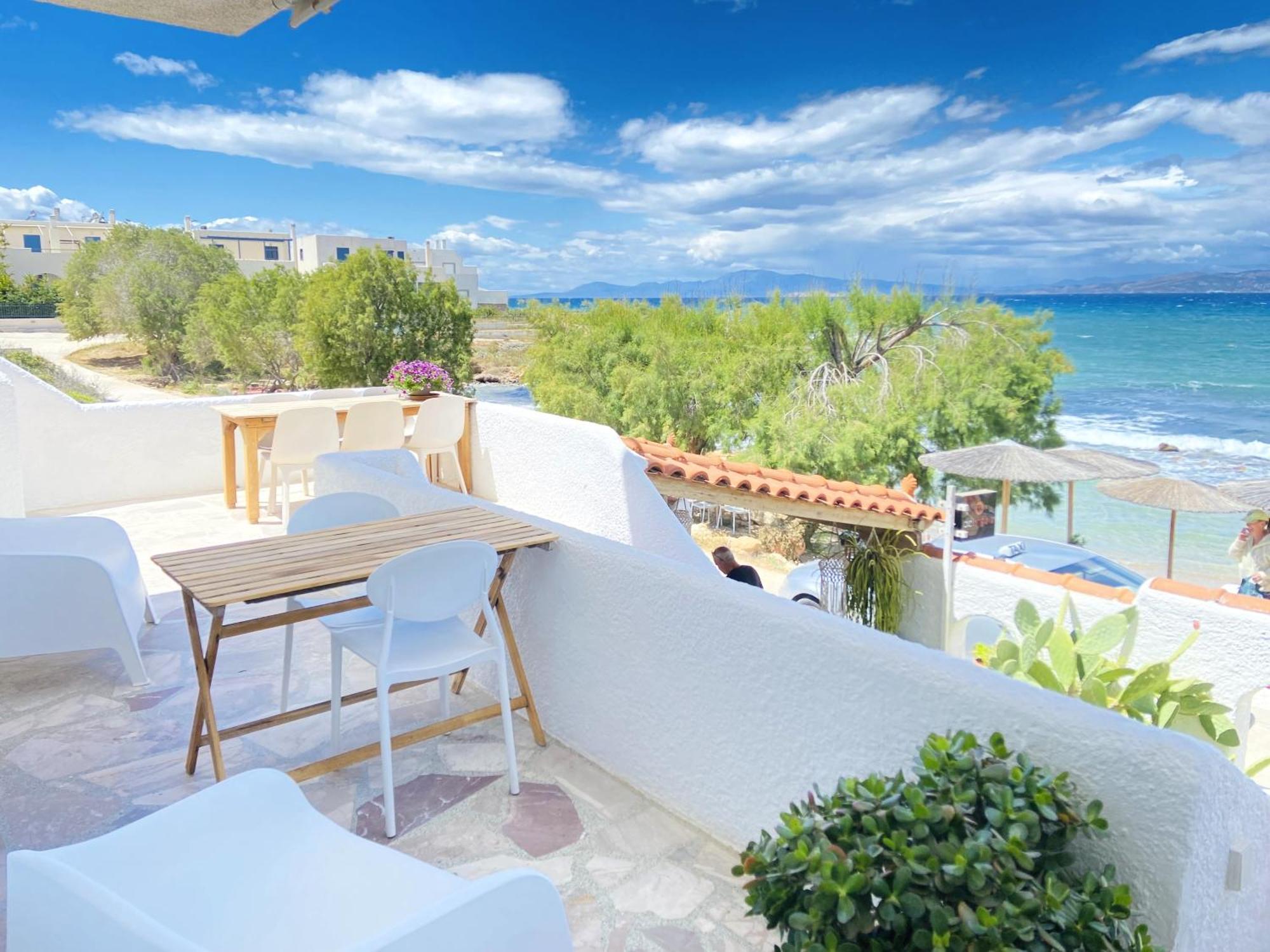 The Beachhouse Apartments Vagia  Bagian luar foto